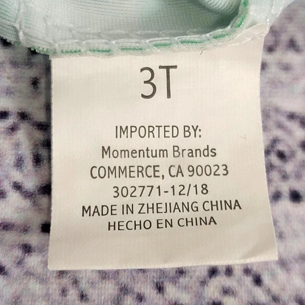 Green and White‎ Stripe Toddler Swim Suit Size 3T Ruffled sleeves/legs Swim Suit